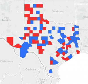 Click the image to explore the demographic divides between Texas sheriff’s offices.